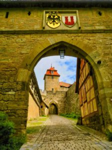 Gärten in Rothenburg ob der Tauber