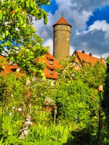 Gärten in Rothenburg ob der Tauber