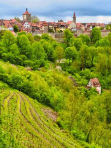 Gärten in Rothenburg ob der Tauber