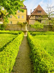 Gärten in Rothenburg ob der Tauber